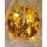 Weiden Kugel mit LED