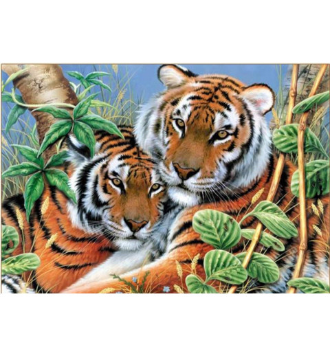 5D Diamant Pixel Bild Tiger