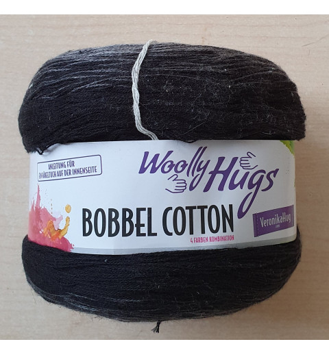 Bobbel Cotton grau/weiss/schwarz