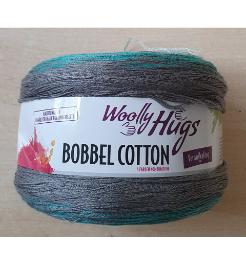 Bobbel Cotton grau/türkis/lila