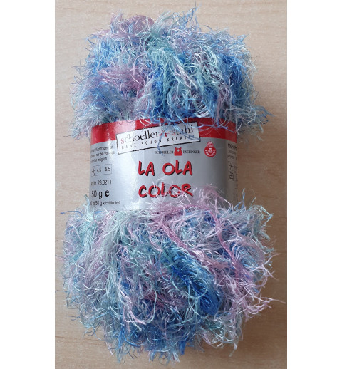 Garn mint/blau/rosa