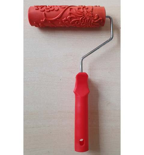 Gummi Roller Blumenmuster