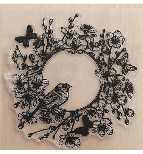 Clear Stamps Vogel/Blume