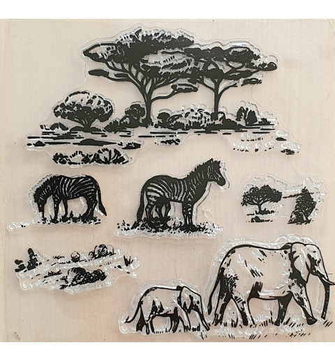 Clear Stamps Safari