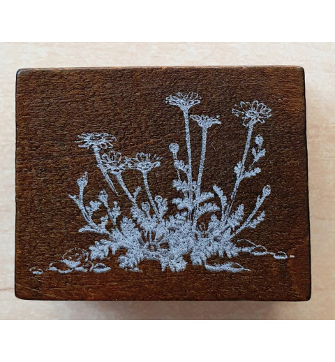 Holzstempel Blumen