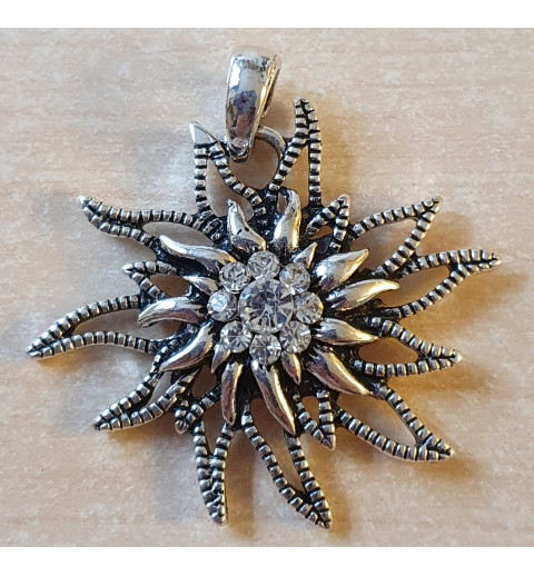 Edelweiss Anhänger silber
