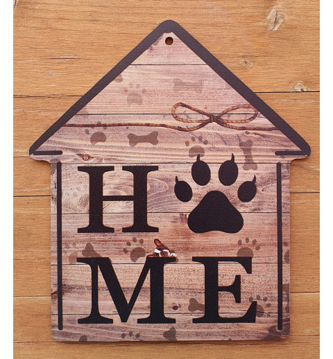 Holz Schild Home