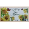 Holz Schild Sonnenblumen