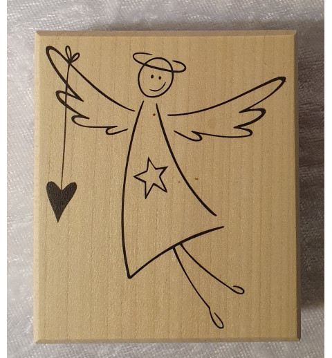 Holz Stempel Engel