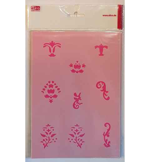 Schablone Ornamente