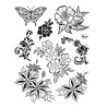 Clear Stamps Schmetterling/Blumen