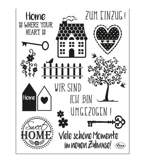 Clear Stamps Sweet Home