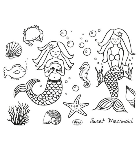 Clear Stamps Meerjungfrau