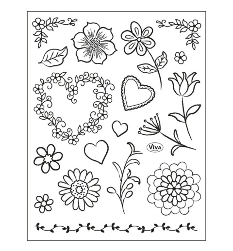 Clear Stamps Blumen
