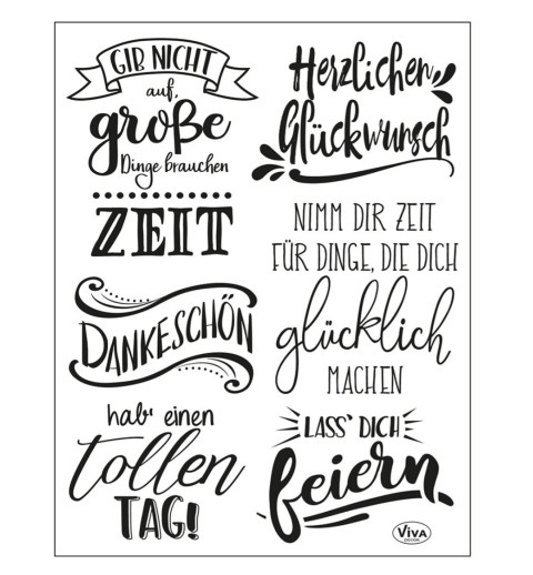 Clear Stamps Zeit