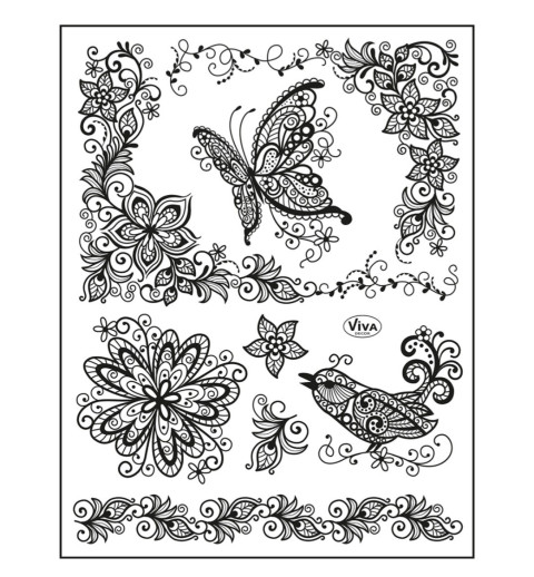 Clear Stamps Schmetterling/Vogel