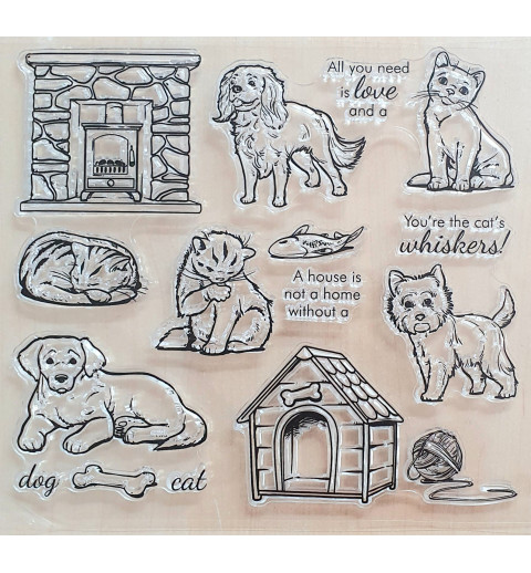 Clear Stamps Hunde/Katzen
