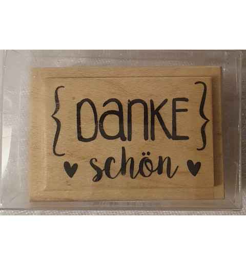Holz Stempel Dankeschön