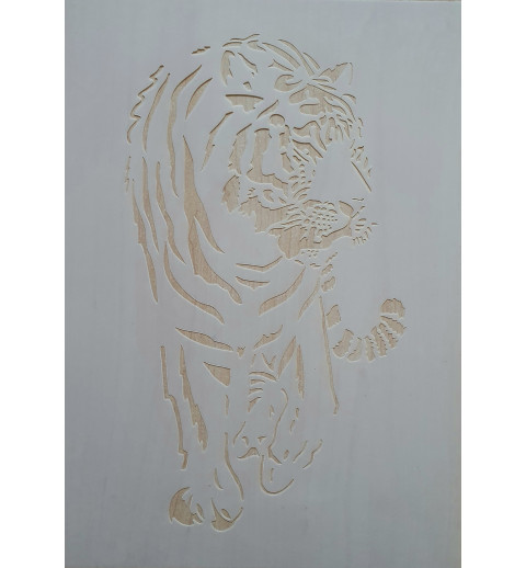 Schablone Tiger