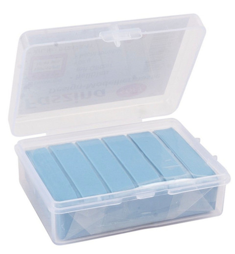 Modelliermasse Faszina soft hellblau/glitzer