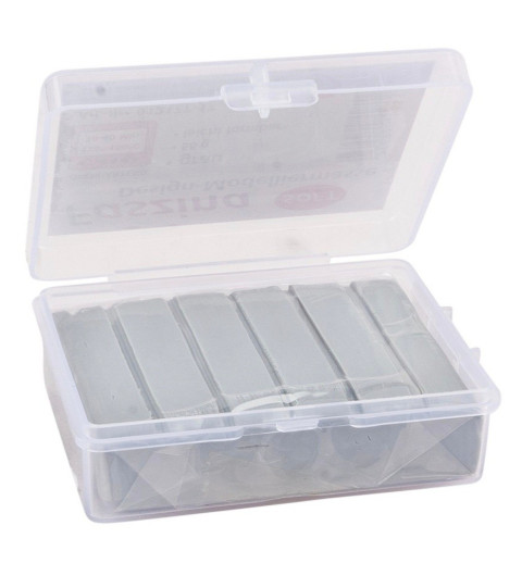 Modelliermasse Faszina soft grau