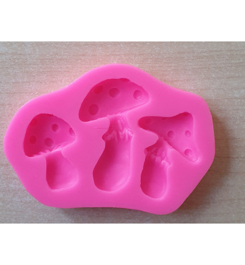 Silikon Form Pilze