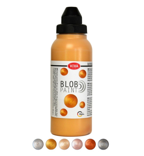 Blob Paint Farbe Stahl Metallic