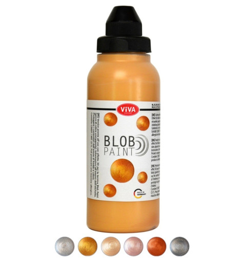 Blob Paint Farbe Champagner Metallic