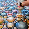 Blob Paint Farbe Rosegold Metallic