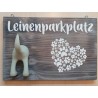 Leinenparkplatz grau