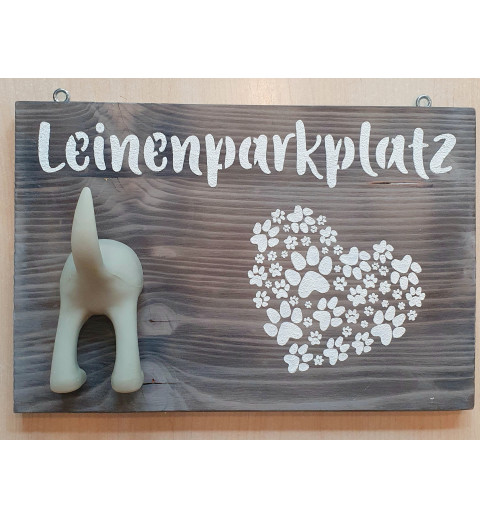 Leinenparkplatz grau