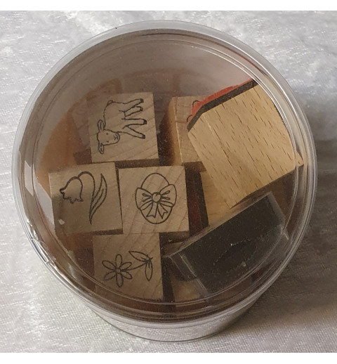 Holz Stempel Frühling/Oster Set