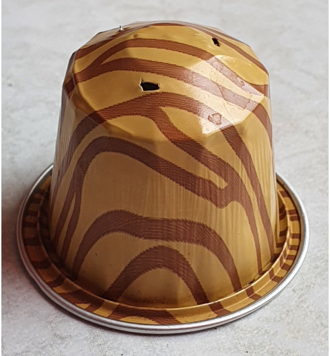 Nespresso Kapsel Original (leer) hellbraun/Muster