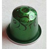 Nespresso Kapsel Original (leer) grün/Muster