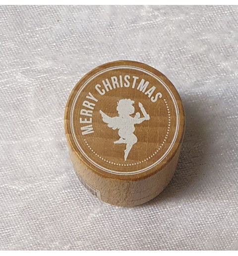 Holz Stempel Merry Christmas