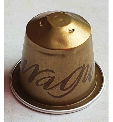 Nespresso Kapsel Original (leer) gold/Muster
