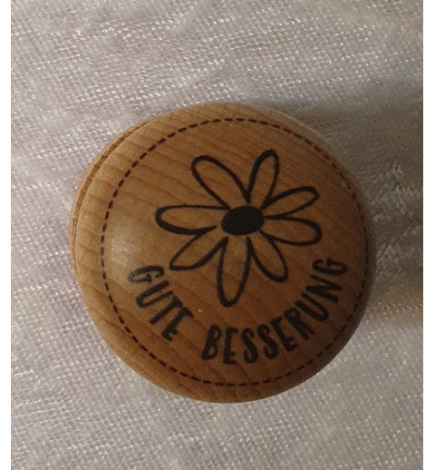 Holz Stempel Gute Besserung