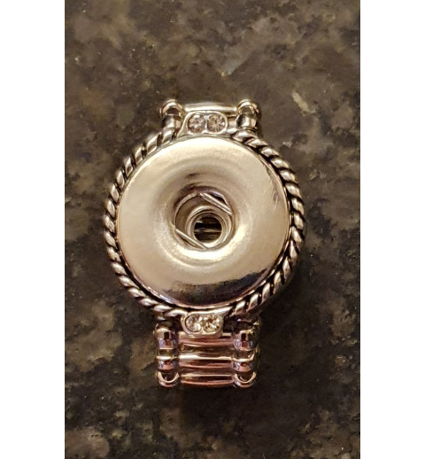 Druckknopf Wechselschmuck Fingerring