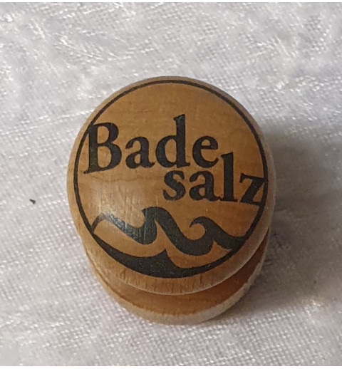 Holz Stempel Badesalz