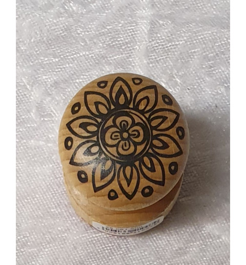 Holz Stempel Blume