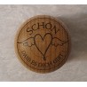 Holz Stempel Schön dass es Dich gibt
