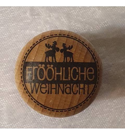 Holz Stempel Fröhliche Weihnacht