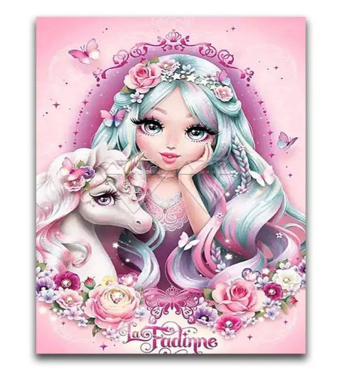 3D Diamant Pixel Bild Einhorn/Girlie