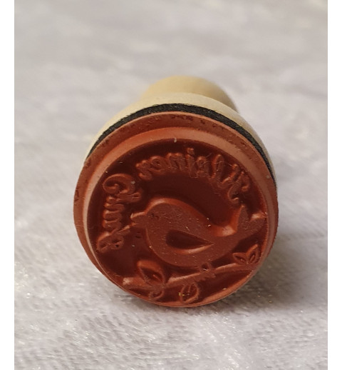 Holz Stempel Kleiner Gruss