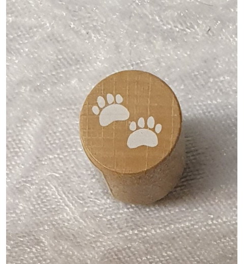 Holz Stempel Pfoten