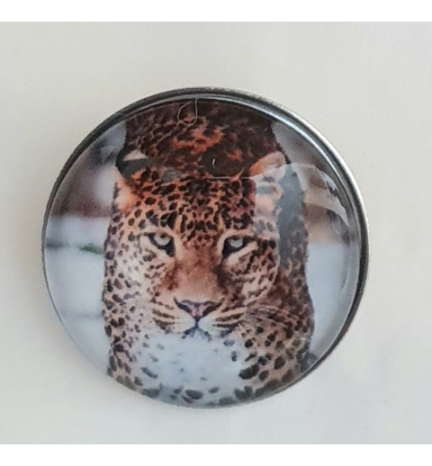 Druckknopf Leopard