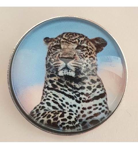 Druckknopf Leopard