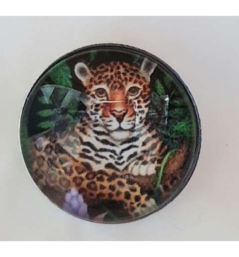 Druckknopf Leopard
