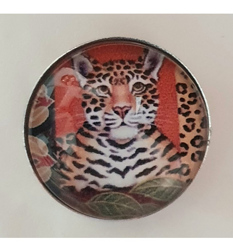 Druckknopf Leopard