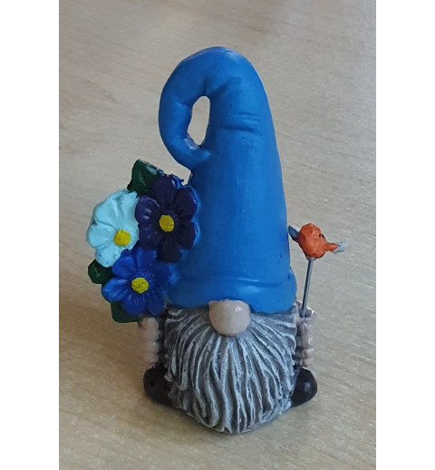 Wichtel Polyresin blau